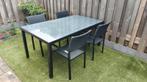 Leuk wicker tuinset, Ophalen, Gebruikt, Wicker