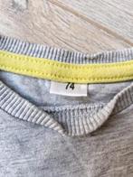 Grijs play shirt Maat 74 h, Kinderen en Baby's, Babykleding | Maat 74, Zeeman, Onbekend, Ophalen of Verzenden, Zo goed als nieuw