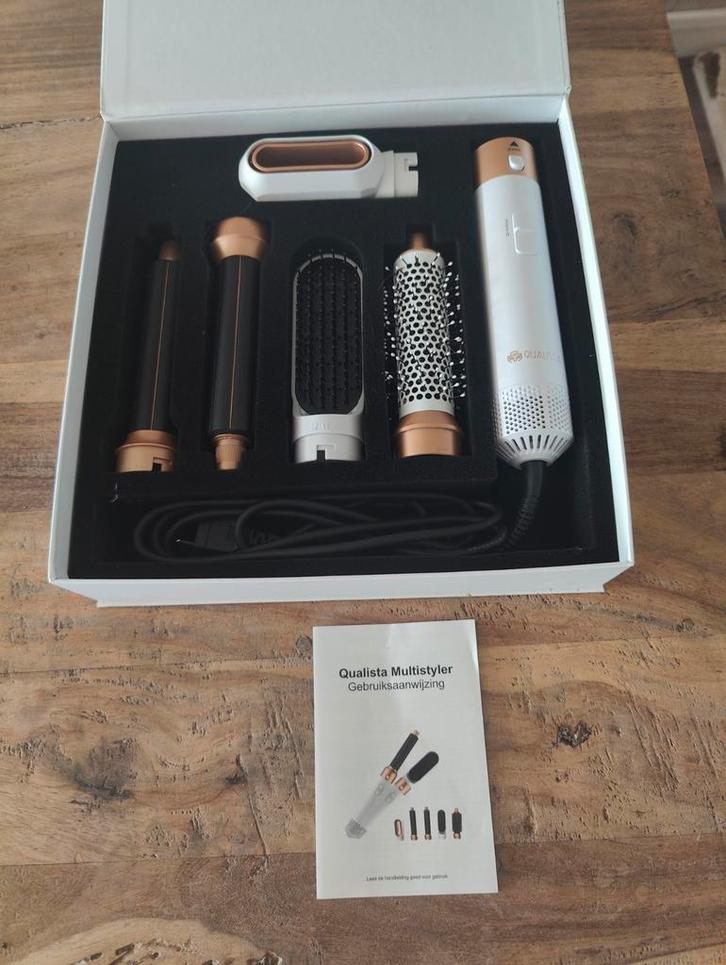 Gloednieuw Qualista haarföhn en krulset, Sieraden, Tassen en Uiterlijk, Uiterlijk | Haarverzorging, Nieuw, Ophalen of Verzenden