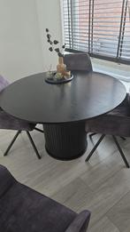 Salon tafel en eettafel zwart hout. Eijerkamp, Huis en Inrichting, Ophalen of Verzenden, Zo goed als nieuw, Rechthoekig, 50 tot 100 cm