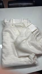 Vitrage creme kleur 182,5cm breedt 255cm lang, Huis en Inrichting, 200 cm of meer, 150 tot 200 cm, Ophalen of Verzenden, Zo goed als nieuw