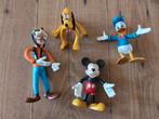 Disney Figuren Set - Mickey, Donald, Goofy, Pluto, Ophalen, Mickey Mouse, Gebruikt, Beeldje of Figuurtje