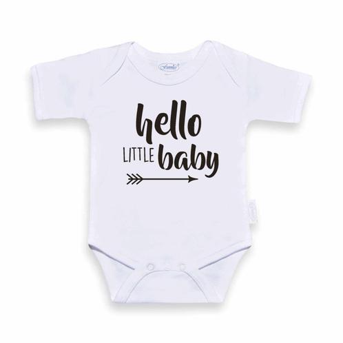 Zwanger? Tekst shirt hello little baby, Kinderen en Baby's, Overige Kinderen en Baby's, Nieuw, Ophalen of Verzenden