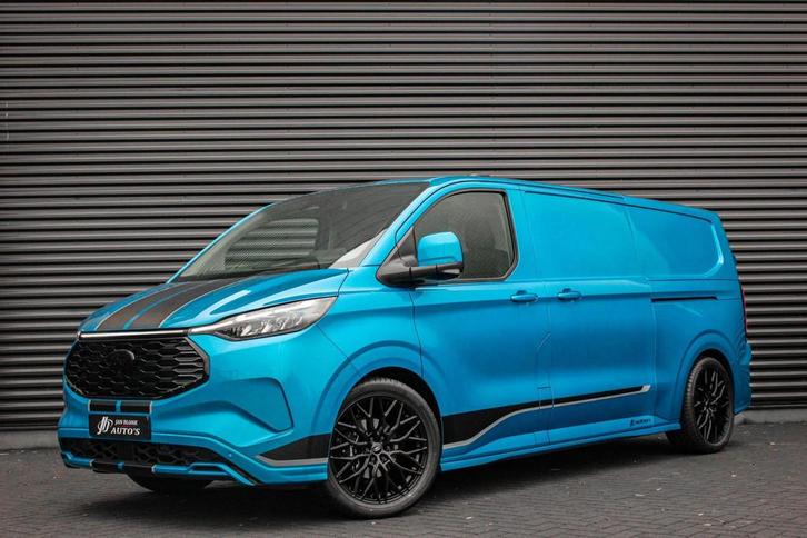 Ford E-Transit Cust. L2H1 Limited 65 kWh 218PK / JB-EDIITON, Auto's, Bestelauto's, Bedrijf, Te koop, 360° camera, ABS, Achteruitrijcamera