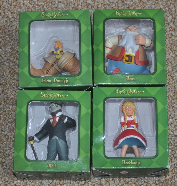 Set van 4 sprookjesfiguren van de Efteling, Verzamelen, Efteling, Nieuw, Beeldje of Poppetje, Ophalen