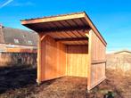 Schuilstal 3x4 in 27mm massief Douglashout, Weidegang, 1 paard of pony