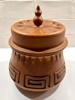 Oude Italiaanse tabakspot van een bijzonder formaat, Antiek en Kunst, Antiek | Keramiek en Aardewerk, Ophalen