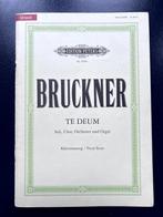 Bruckner Te Deum partituur bladmuziek piano reductie, Gebruikt, Klassiek, Overige soorten, Ophalen of Verzenden