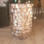 Pot Daven schelpen rond brons, Huis en Inrichting, Woonaccessoires | Vazen, Ophalen, Overige materialen, Overige kleuren, 50 tot 75 cm