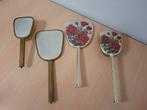 Vintage borstels en handspiegels oa met rozen, Ophalen of Verzenden