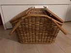 Vintage Rieten Picknickmand, Ophalen, Gebruikt, Zonder inhoud
