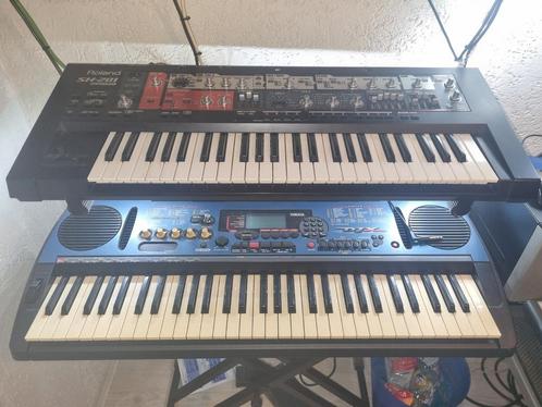 Roland SH 201 en Yamaha DJX, Muziek en Instrumenten, Keyboards, Zo goed als nieuw, 61 toetsen, Roland, Ophalen