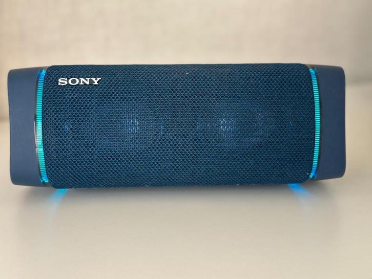 SONY SRS-XB33 Bluetooth speaker blauw, draagbaar, Audio, Tv en Foto, Luidsprekers, Zo goed als nieuw, Overige typen, Minder dan 60 watt
