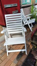 houten tuinstoelen inklapbaar, Ophalen, Zo goed als nieuw, Hout, Inklapbaar