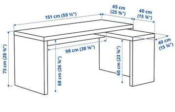 Bureau malm ikea - afbeelding 5