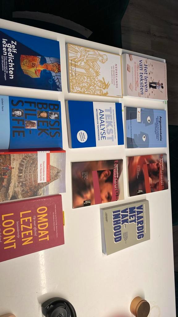 Diverse studieboeken master Nederlands (FLOT), Boeken, Studieboeken en Cursussen, Alpha, Ophalen of Verzenden
