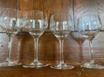 Set van 4 Wijnglazen met Streepjespatroon - Elegant Design, Ophalen of Verzenden
