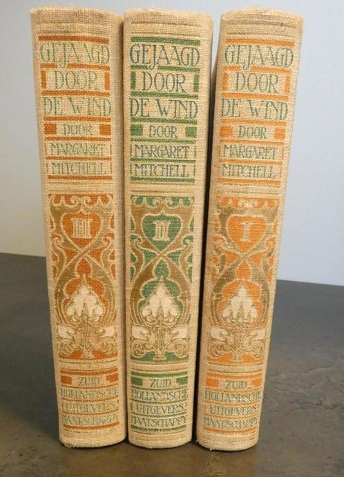Gejaagd door de wind 3 delen [1765], Boeken, Romans, Gelezen, Nederland, Ophalen