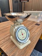 Keukenweegschaal vintage look tot 4kg met schaal, Witgoed en Apparatuur, Weegschalen, Keukenweegschaal, Ophalen of Verzenden, Gebruikt