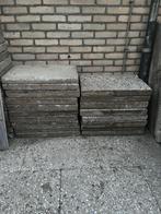 GRATIS af te halen: +-120st 60x30 tegels!, Tuin en Terras, Tegels en Klinkers, Ophalen, Gebruikt, 10 m² of meer, Grind