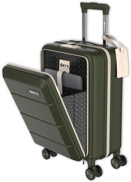 Onyx Koffer Handbagage - Dubbel TSA Slot -35L - Olive green, Sieraden, Tassen en Uiterlijk, Koffers