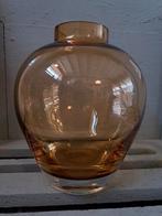 Design vaas geel amber - izgs, Antiek en Kunst, Antiek | Glas en Kristal, Ophalen of Verzenden