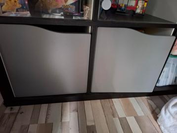 2 ikea kallax inzet deurtjes 