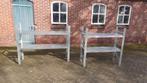 Stelling metalsistem 40cm diep/Legbord stelling/rekken, Ophalen, Gebruikt