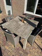 Tuinset, Ophalen, 4 zitplaatsen, Gebruikt, Wicker