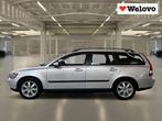 Volvo V50 2.4 Kinetic Leder interieur, set winter wielen, ga, Auto's, 700 kg, Zilver of Grijs, 1500 kg, 5 stoelen