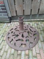 Zware landelijke gietijzeren parasolvoet, Tuin en Terras, Ophalen of Verzenden, Zo goed als nieuw, Minder dan 1 meter, Parasolvoet