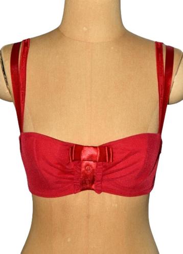 Nieuwe Chantal Thomass sexy bh, strik, rood, Mt. 70 D beschikbaar voor biedingen