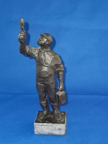 bronzen beeldje Marlies Noordkamp "de schilder" beschikbaar voor biedingen