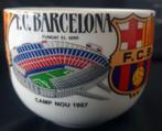 Grote kop en schotel van FC Barcelona, Verzamelen, Ophalen of Verzenden, Zo goed als nieuw, Buitenlandse clubs, Overige typen