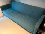 TEAB: Slaapbank petrol groen, houten poten, Huis en Inrichting, Banken | Sofa's en Chaises Longues, Ophalen, Gebruikt, Tweepersoons