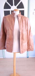 Peter Hahn Leren Jasje - Beige, Maat 38/40 (M), Beige, Ophalen of Verzenden, Zo goed als nieuw