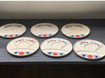 Boerenbont Borden - Set van 6 beschikbaar voor biedingen