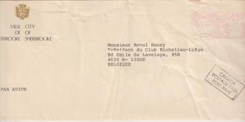 Canada 1979 M26 Sherbrooke Machinestempel > België beschikbaar voor biedingen