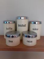 Vintage set voorraadbussen van brabantia, Ophalen of Verzenden, Gebruikt