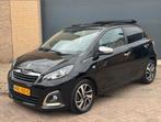 Peugeot 108 1.2 12V VTI 82PK 5DR 2015 Zwart keylessPano, Auto's, Voorwielaandrijving, Zwart, 1199 cc, 840 kg
