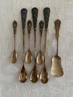 Djoka Zilveren Lepels, Lepeltjes & Suikerschep - 800 Zilver, Antiek en Kunst, Antiek | Bestek, Ophalen of Verzenden