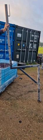 Stalen gevelsteigers, Doe-het-zelf en Verbouw, Steigers, Ophalen, Zo goed als nieuw, Overige typen, Minder dan 2 meter