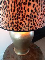 Fraaie hippe lamp met luipaard kap, Ophalen of Verzenden, Zo goed als nieuw, 50 tot 75 cm