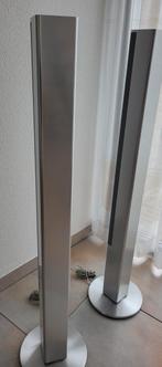 2 Loewe zuil-luidsprekers Individual Sound L1., Ophalen, Zo goed als nieuw, Front, Rear of Stereo speakers, Overige merken