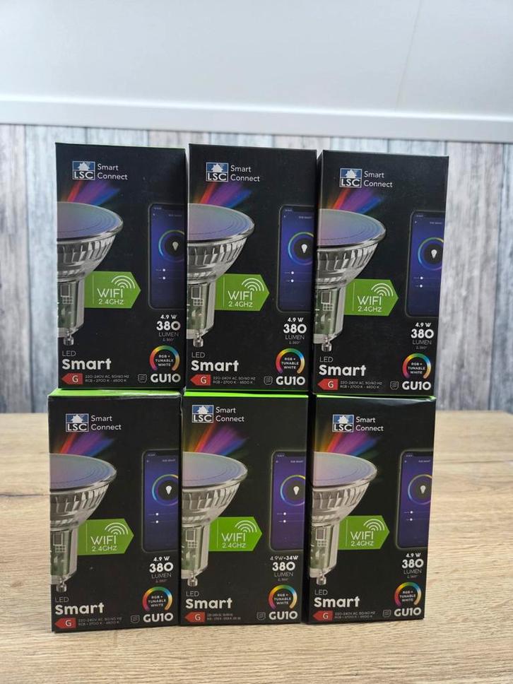 LSC Smart Connect GU10 LED Lampen - Nieuw in doos!, Huis en Inrichting, Lampen | Losse lampen, Nieuw, Led-lamp, Minder dan 30 watt