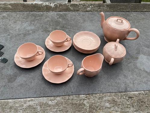 Servies delen GRINDLEY  PEACH PETAL .Theepot beschadigd., Antiek en Kunst, Antiek | Servies los, Ophalen of Verzenden