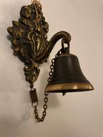 Antiek brons deurbel uniek kado Sinterklaas, Ophalen of Verzenden