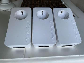 3x Devolo dLAN 1000 WiFi Draaloze Verbindingsset - Multiroom beschikbaar voor biedingen
