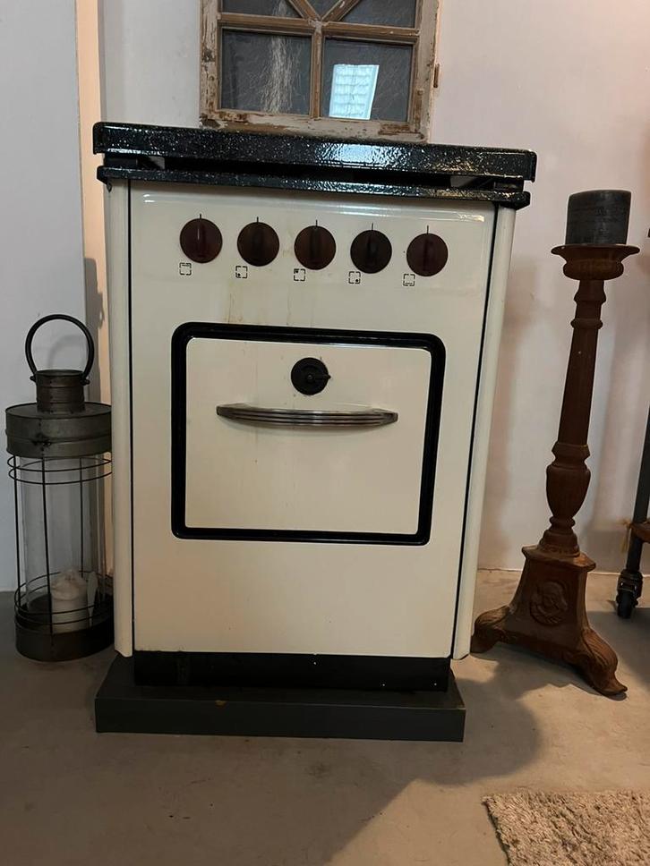 Vintage elektrisch oventje, Witgoed en Apparatuur, Fornuizen, Gebruikt, Vrijstaand, Elektrisch, 3 kookzones of minder, Minder dan 85 cm
