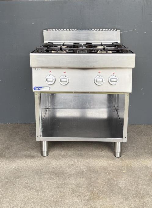 4 PITS MODULAR GASFORNUIS FORNUIS AARDGAS WOKBRANDER, Zakelijke goederen, Horeca | Keukenapparatuur, Fornuis, Frituur en Grillen
